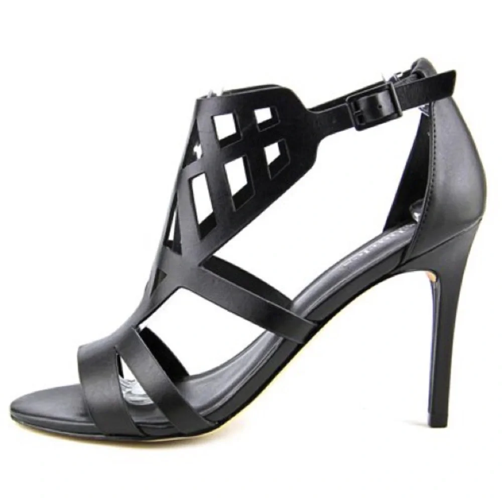 Charles by Charles David Leather Cage Sandals